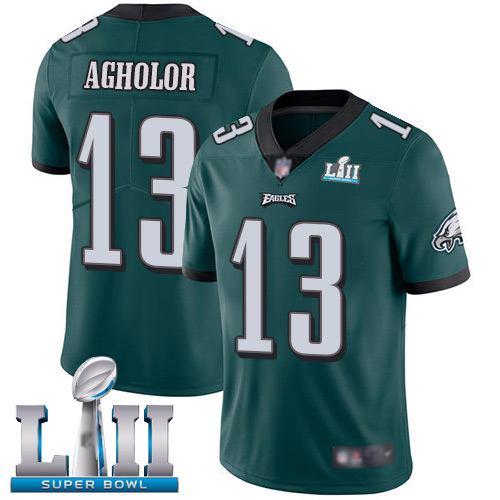 Men Philadelphia Eagles #13 Nelson Agholor Midnight Green Team Color Vapor Untouchable NFL Jersey Limited